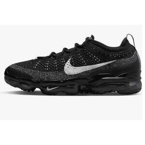 Nike Men's Air Vapormax 2023 Flyknit Running Shoe, Black White White Black, 9